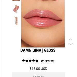 Damn Gina lipgloss Kylie cosmetics